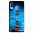 Capa Hapdey para Samsung Galaxy A40 2019 Design Shisha em Silicone Flexível e TPU Preto