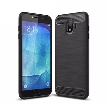 Capa Carbon Gel TPU Carbono Multi4you para Samsung Galaxy J4 (2018) - Preto - 1