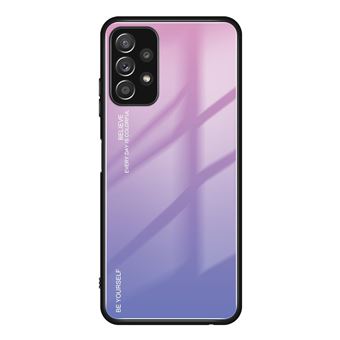 Capa e TPU Cor gradiente, híbrido Rosa-Roxo para Samsung Galaxy A32 4G (EU Version) - 1
