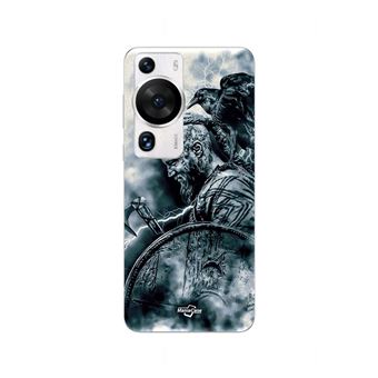 Capa Maniacase para Huawei P60 Pro | Vikings Ragnar Lothbrok Escudo Corvo - 1