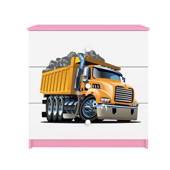 Cómoda Kocot Kids BabyDreams Truck Pink - 1