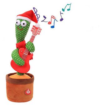 Peluche Interactivo Infantil Arzopa® Guitarra de Natal | Repete Audição |120 Canções - 1