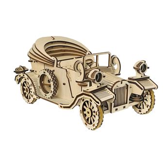 Maquete de Madeira 3D DAM | Convertible antigo - 1