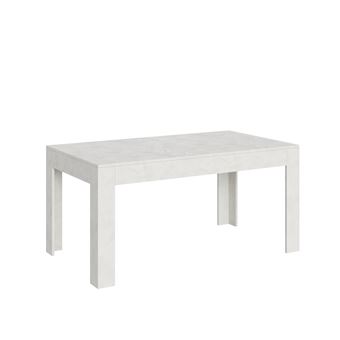 Mesa de Jantar Extensível Itamoby Bibi | 90x160/220 cm | Branco Espatulado - 1