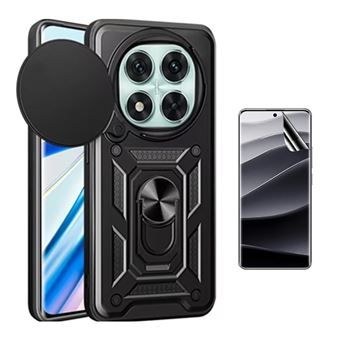 Kit Película Hydrogel Frente + Capa Magnetic Slide Window Phonecare para Xiaomi Redmi Note 14 Pro 5G | Preto - 1