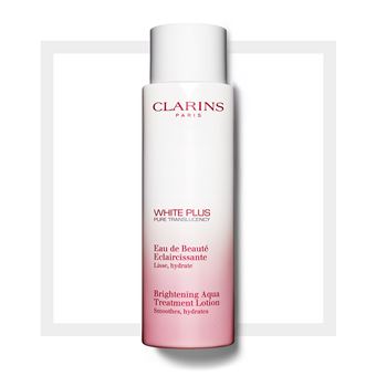 Loção para O Rosto Clarins White Plus Pure Translucency Brightening Aqua Treatment Lotion - 1