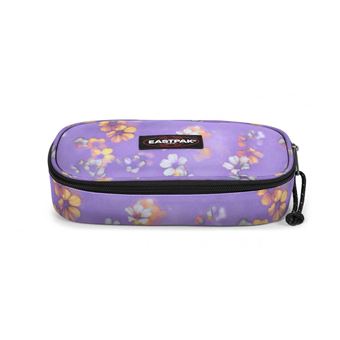 Estojo Escolar Eastpak Oval Single Flora Fade Lilac - 1