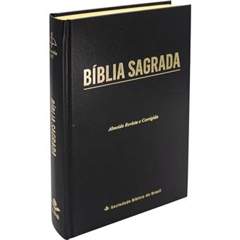 Biblia Sagrada - Letra Grande - Preta - Arc - 1