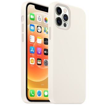 Capa de Silicone Ultra Slim Anti-Choque YIOU para iPhone 12 Mini - Branco - 1