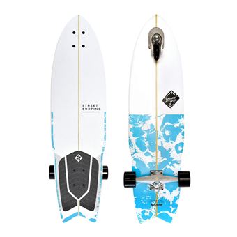 Longboard Street Surfing Shark Attack | 36'' | Psycho Blue - 1