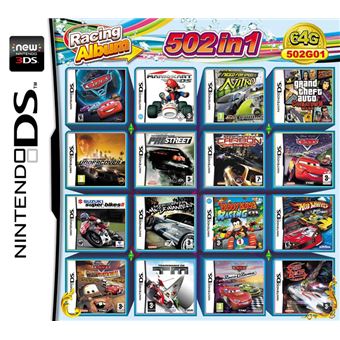 Jogo Arzopa 502 em 1 | Super Combo de jogos para Nintendo DS NDS NDSL NDSi 2DS 3DS New 3DS XL - 1