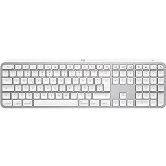 Teclado Wireless Logitech MX Keys S for Mac | Idioma: Alemão | Alumínio, Branco - 1