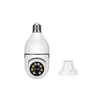 Câmara de Vigilância Arzopa® E27 de 200W Security 360º | 1080p | 128G Wi-Fi - Branco - 1