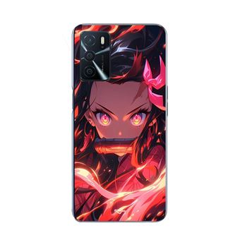 Capa Maniacase para Oppo A16 Demon Slayer Nezuko Kamado Manga anime - 1