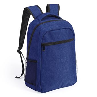 Mochila DAM Verbel 600D para Computador Portátil | Acabamento Denim | Compartimento Interno Acolchoado - Azul marinho - 1
