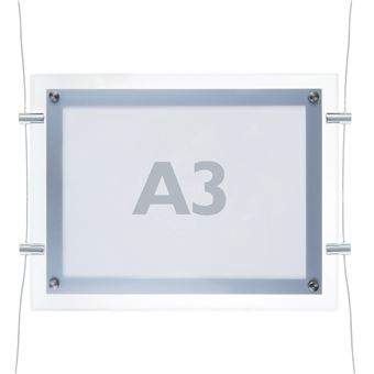 Quadro de Imagem Iluminado por LED PrimeMatik A3 495X372 mm Dupla Face Acrílico - 1