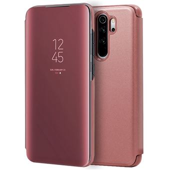 Capa Livro COOL para Xiaomi Redmi Note 8 Pro Clear View Rosa - 1