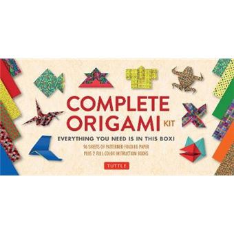 Complete Origami Kit Everything You Need Is In This Box Origami Kit With 2 Books, 96 Papers, 30 Projects Kit With 2 Origami Howto Books, 98  Kit Is Great For Both Kids And Adults - 1