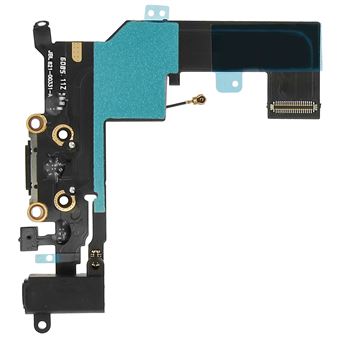 Rede Entrada de Carga Avizar para iPhone SE | Conecção Lightning + Jack 3.5mm - Preto - 1