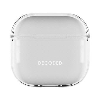 Capa Decoded para AirPods 4 Silicone | À prova de choque | Com indicador LED | Transparente - 1