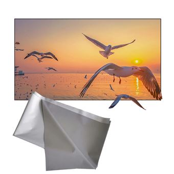 Tela de projeção Klack | refletiva de alto brilho | 155x90 cm | 16:9 - 1