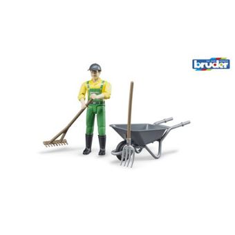 Figura de Brincar Trabalhador Agrícola Bruder