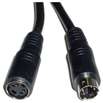 Cabo de Vídeo S-VHS BeMatik com MiniDIN4 M/F 10m - 1