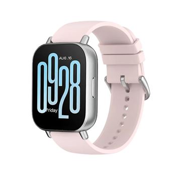 Bracelete Silicone com Fivela CapaSmart para Xiaomi Watch 5 Active | Rosa - 1