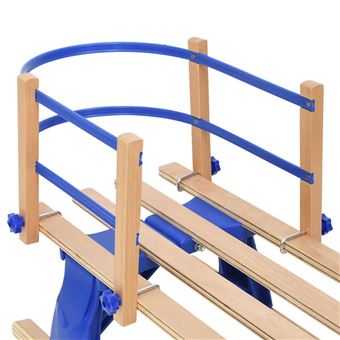 Encosto para trenó vidaXL contraplacado azul - 1