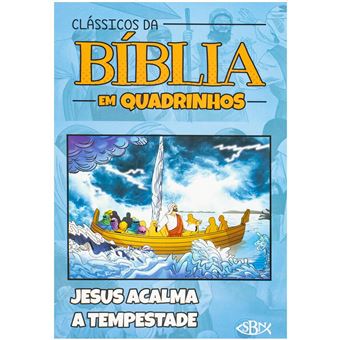 Clássicos Da Bíblia Em Quadrinhos: Jesus Acalma A Tempestade - 1