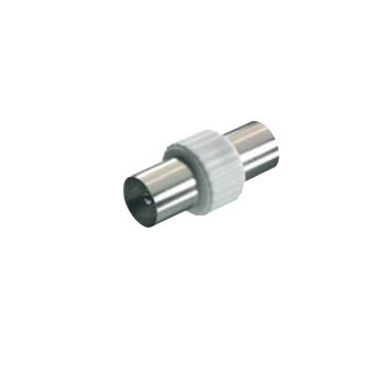 Adaptador para Cabos Vivanco Coax Double Adapter | Prateado - 1