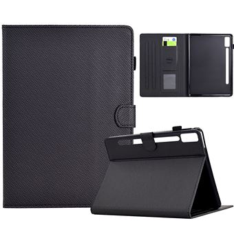 Capa ZURSANA para Lenovo Tab P12 de 12,7 " (modelo de 2023, TB370FU/TB371FU) | Fina em Pele PU | Suporte Multiangular para Cartões | Preto - 1