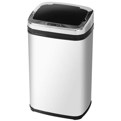 vidaXL Caixote do lixo com sensor automático caixote do lixo reciclagem  recipiente casa de banho cozinha sala de estar escritório 70L aço carbono