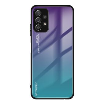 Capa e TPU Cor gradiente, híbrido Roxo/Azul para Samsung Galaxy A32 4G (EU Version) - 1
