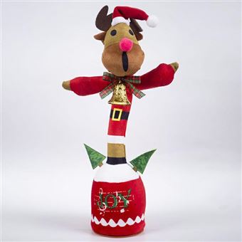 Peluche Interactivo Infantil Arzopa® Dancing Cervo de Natal  | Repete Audição | 120 Canções - 1