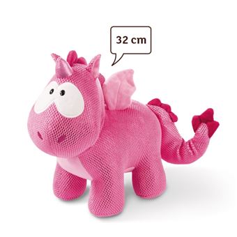 Peluche Nici Unicórnio Dragão | Rubi Rosa | 32 cm - 1