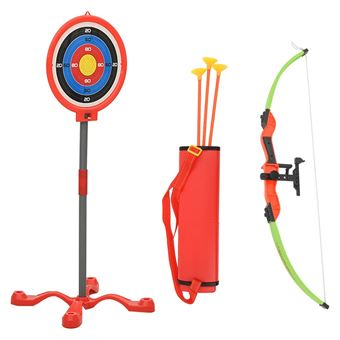 Conjunto tiro com arco infantil vidaXL arco flechas e alvo - 1