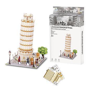 Puzle 3D DAM | Torre Pisa | 25peças - 1