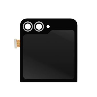 Vidro Traseiro para Samsung Galaxy Z Flip 6 com Tela Externa | Branco - 1