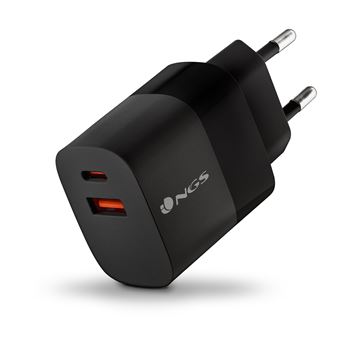 Carregador de Dispositivos Móveis NGS BUD 45W | Preto - 1