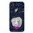 Capa Tpu Hapdey para Iphone X - Xs | Design Cosmonauta No Espaço - Transparente_0