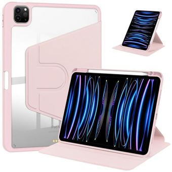 Capa Crystal Folio Antiimpacto | rotação 360º para Redmi Pad SE 11" 2023 | Rosa - 1