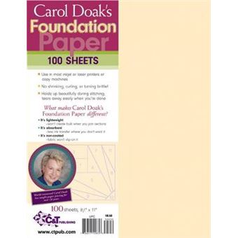 Carol Doak's Foundation Paper - 1