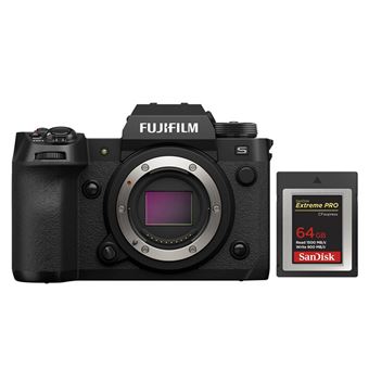 Corpo FUJIFILM X-H2S + Cartão SanDisk 64GB Extreme Pro CF CFexpress Type B - 1