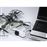 Cabo USB Hama 00027736 Preto_0