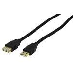 HQ HQCF-M012-1.8 cabo USB 1,8 m 2.0 USB A Preto