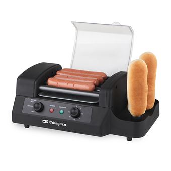 Orbegozo PR 3900 Hot dog roller grill 180W Preto máquina de cachorros