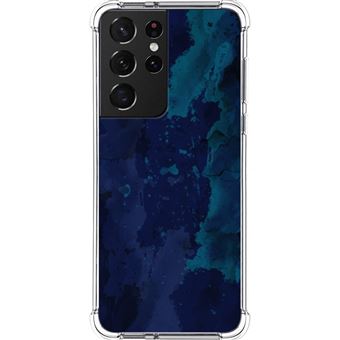 Capa Tumundosmartphone de silicone anti-choque para Samsung Galaxy S21 Ultra 5G design aquarela 13 desenhos - 1