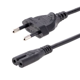 Cabo de Energia StarTech.com 752E-3M-POWER-LEAD | Preto - 1