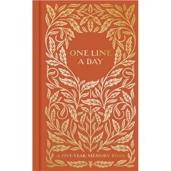 Gilded One Line a Day: A Five-Year Memory Book - 1